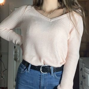 Pink sweater